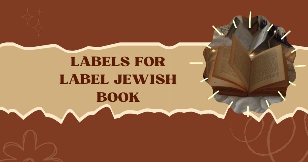 labels for label jewish book